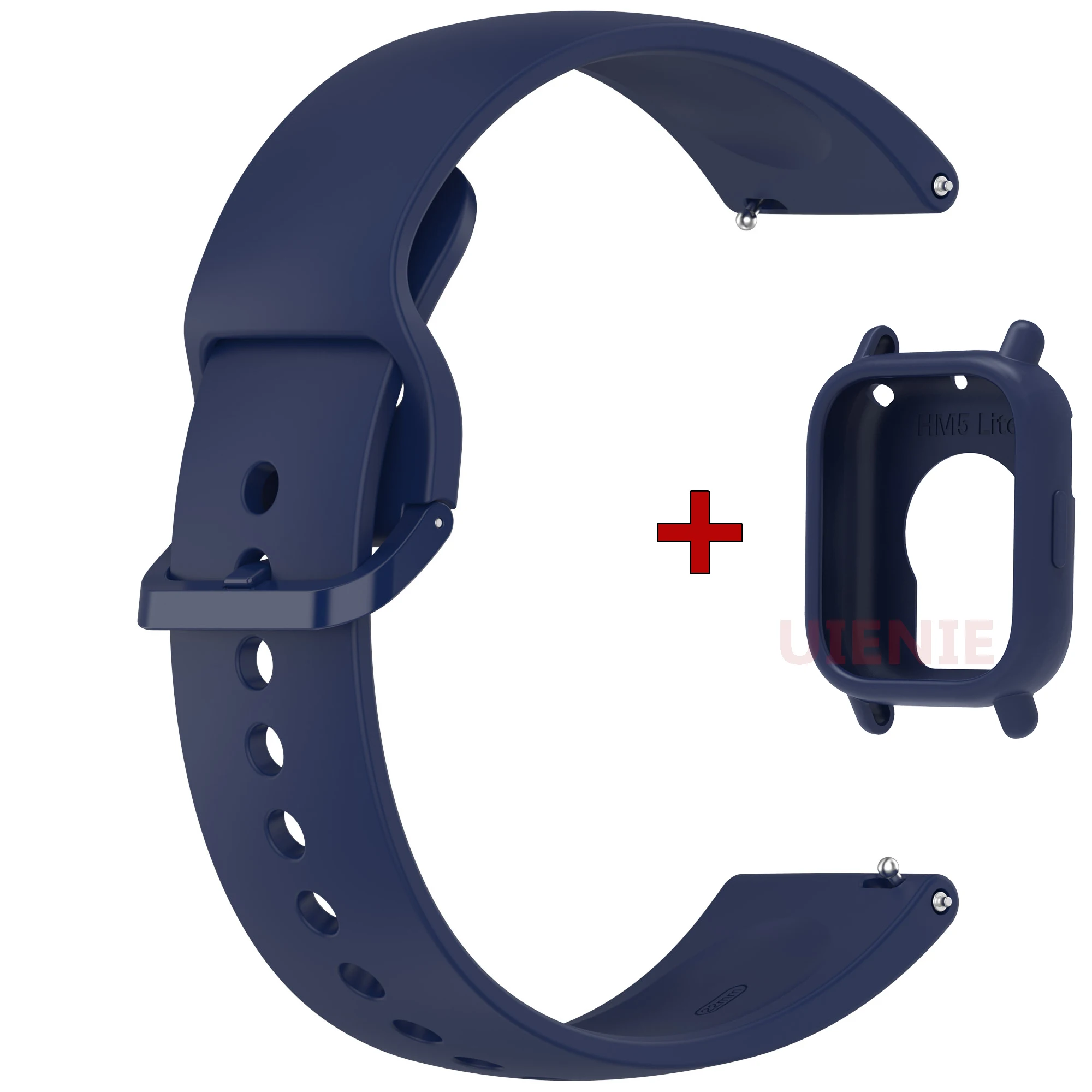 Silicone Sport Watchband with Case