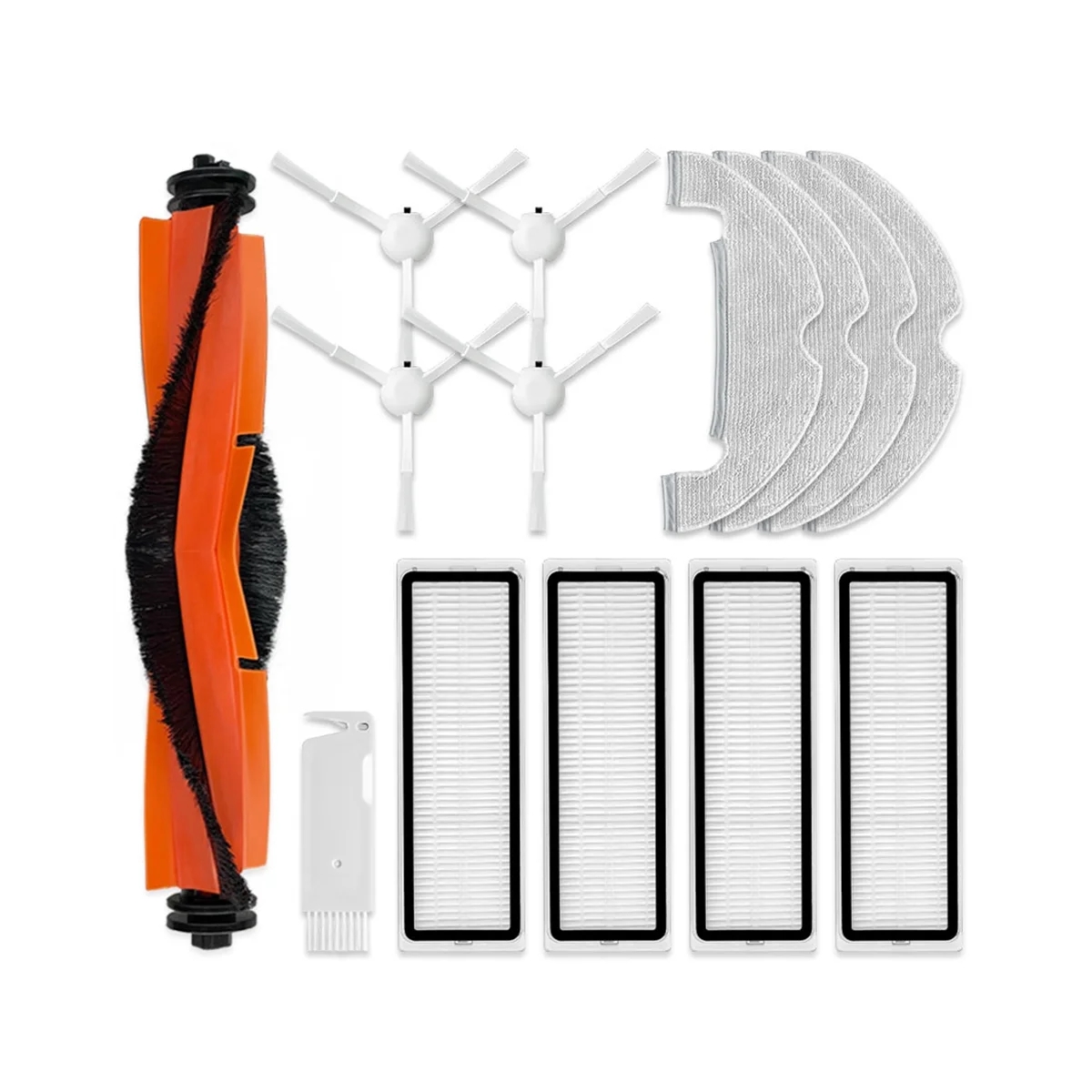 

Запчасти для робота-пылесоса X10, сменные детали, аксессуары, основная боковая щетка, фильтр НЕРА, насадка на швабру