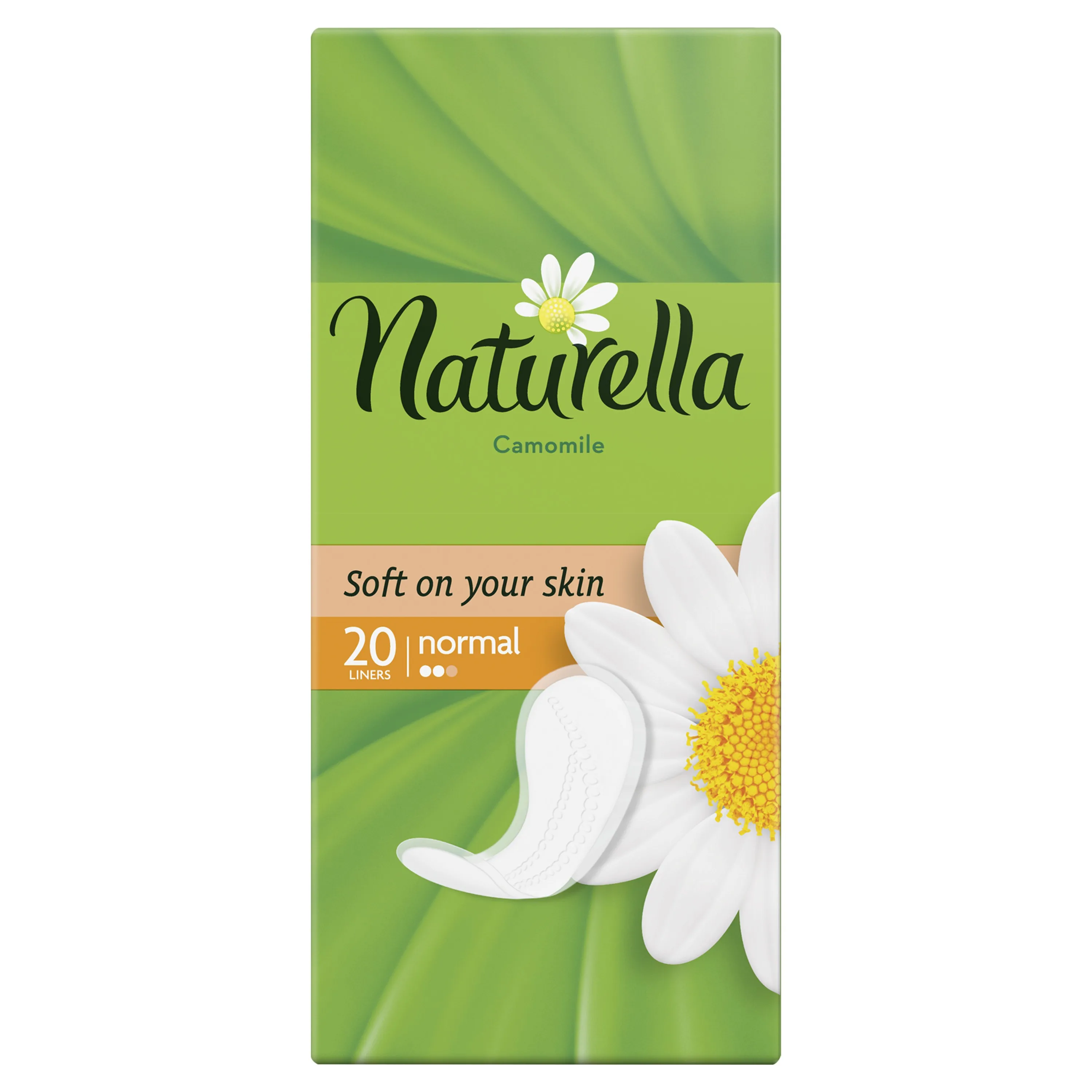 Женские ароматизированные ежедневные прокладки NATURELLA Normal (с ароматом ромашки) 20