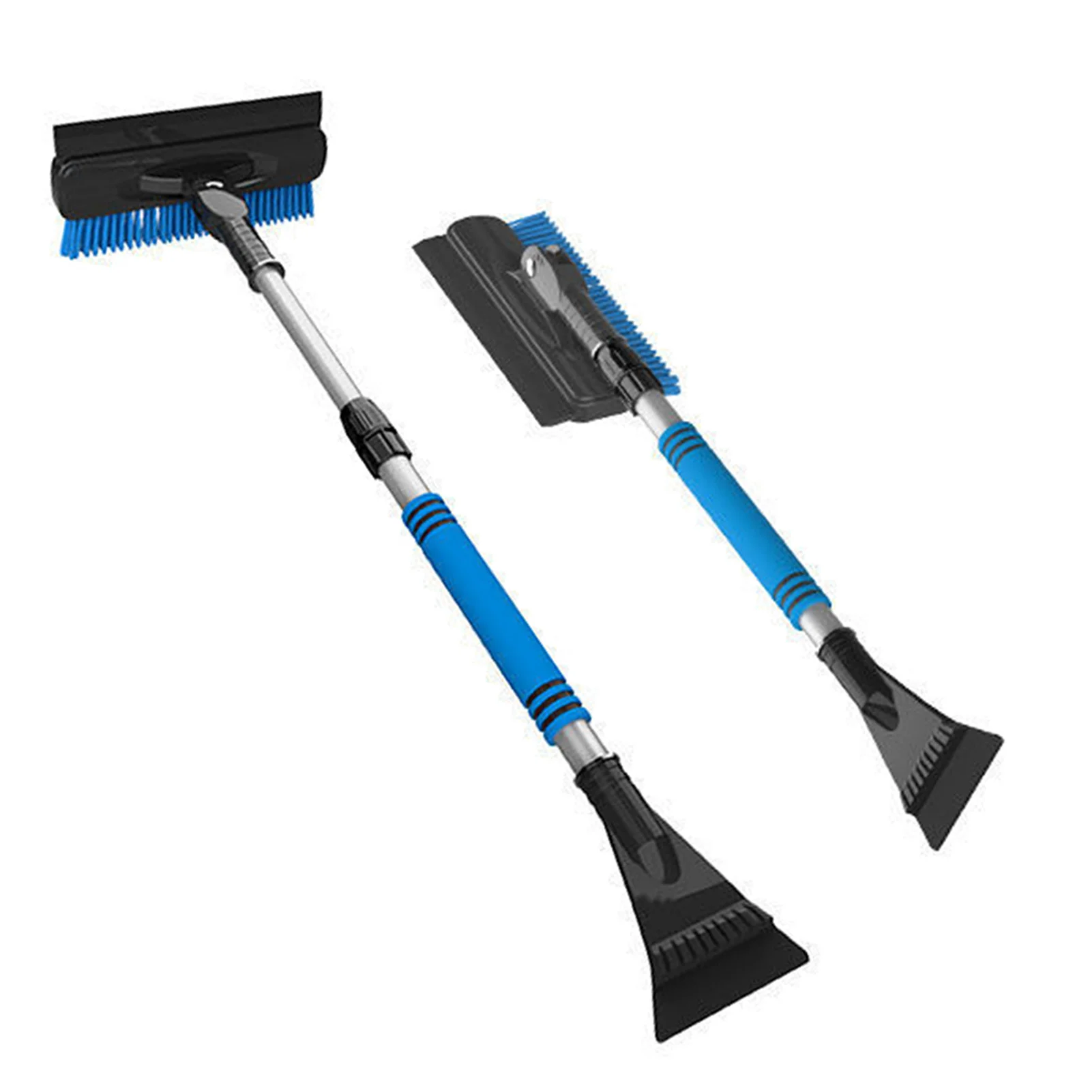 Truck Cold-resistant Abs Soft Bristles Car Snow Brush Removable and Easy Storage Suv Windshield Wiper Deicing Shovel and Snow Brush 2-in-1 