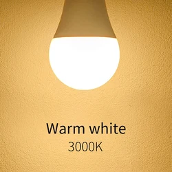 6 - Pack LED Bulbs - Cold White Lighting - 18W (Warm White)