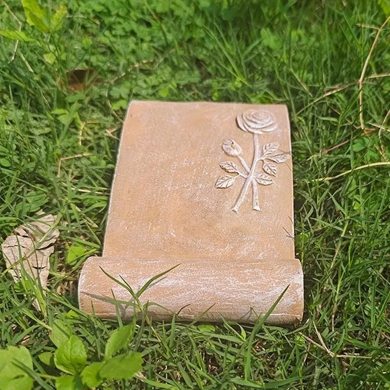 Pet Memorial Stone Dogs Name of Death Personalized Pet Loss Gifts Dog Grave Marker Plaque Tombstone Custom