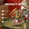 DIY Wooden Miniature Model Kit Mini Bottle Christmas Prologue Doll Houses 3D Puzzle Dollhouse With Furniture for Friends Gifts 4