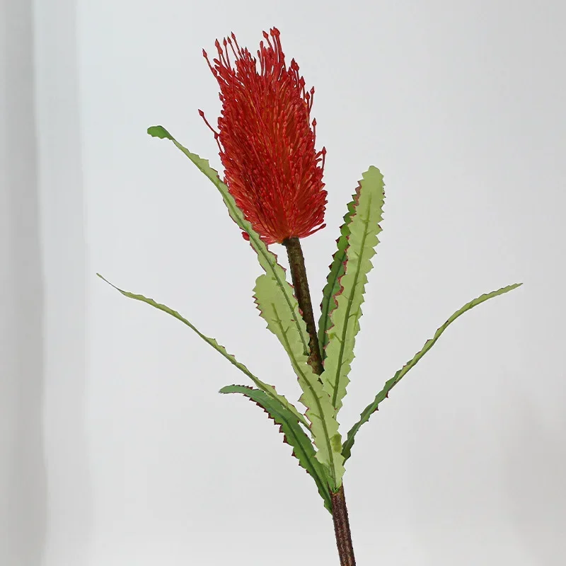 Artificial Plants Silk Fake Flowers Auditorium Decor Red Black Stupa Flower Branches Simulation Green Plant Balcony Decoration