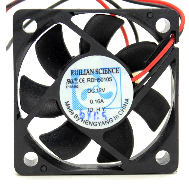 

Brand new original RDH5010S 5cm 5010 50x50x10mm 12V0.16A computer chassis CPU motherboard cooling fan