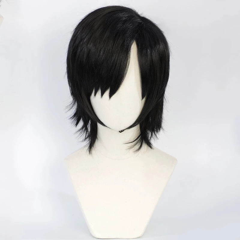 Final Fantasy VII-Inspired Yuffie Kisaragi Green Short Synthetic Wig with Bangs for Cosplay Events