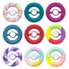 Round Silicone Fidget Rotating Spinner Hand Gripping Ring Finger Forearm Trainer Gyroscopes Decompression Toy Gifts for Children 2
