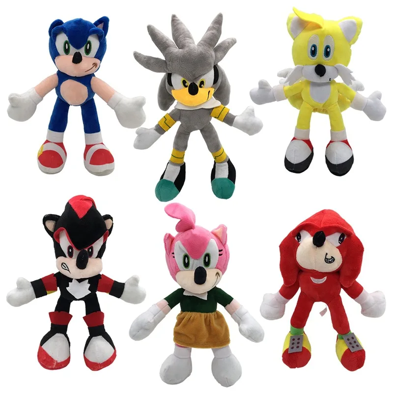 Nuovo 28Cm Sonic Super Sonik Peluche Tal Snak Hedgehog Doll Regalo Per Bambini