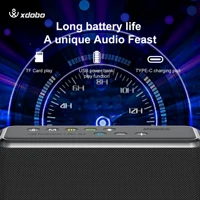 XDOBO X8 Max 100W Super Power Bluetooth-Compatiable Wireless Speaker TWS Subwoofer Power Bank Function Support USB/TF/AUX - Image 4