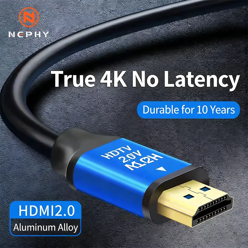 Premium 4K HDMI Cable - Ultra HD Video & Audio Transmission, Available in Multiple Lengths