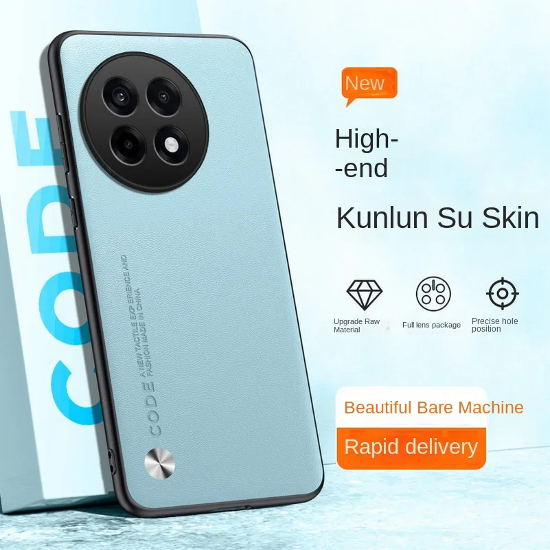 Premium Matte Leather Shockproof Case with Camera Protection