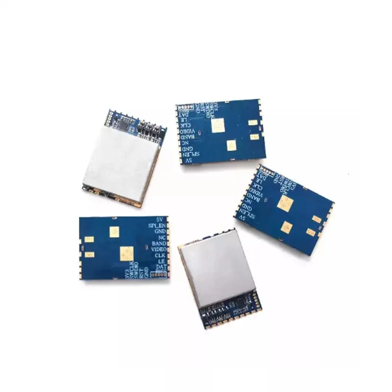 1PC RX7500 수신기 아날로그 VRX 6000-7500MHz 7.2G 무선 비디오 수신 모듈 1.20.6V RSSI 출력 8밴드 SPI 주파수 포인트