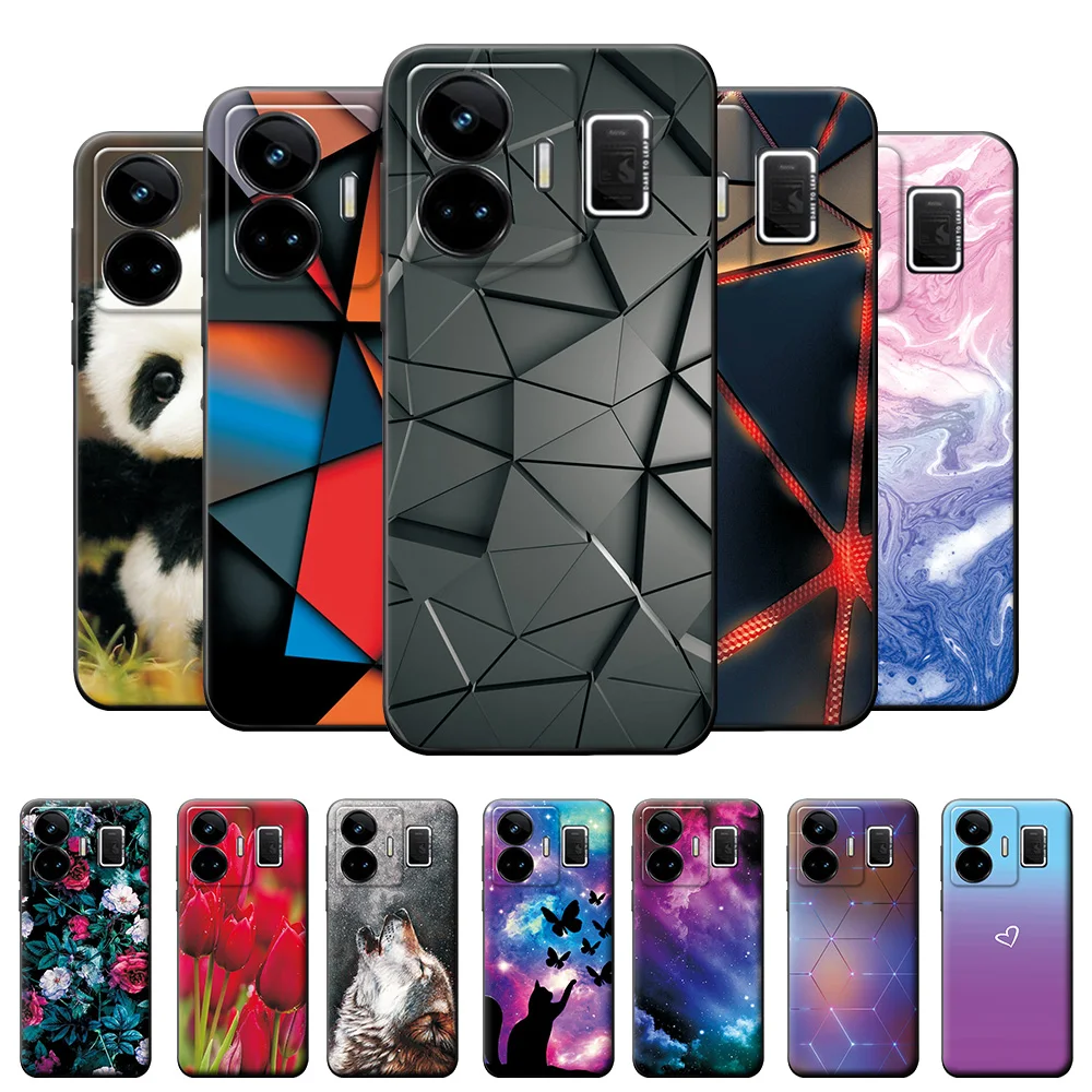 Per Realme Gt3 Custodia 2023 Custodia Morbida In Silicone Per Telefono Per Opealme Gt3 Cover Posteriore Per Cartoni Animati Su Realme Gt3 2023 6.74 "P