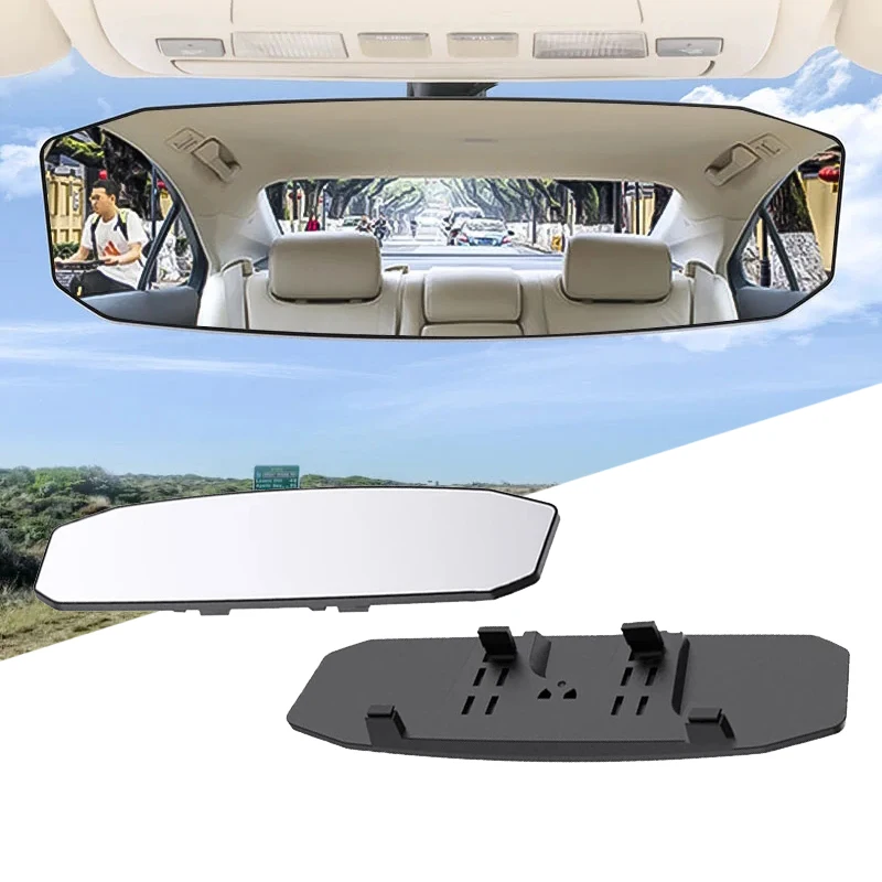 Car Baby Mirrors Interior Rear View Mirror Wide Angle Convex Rearview Mirror Anti Glare Large Vision Auxiliary Monitor car rearview mirror car baby mirror