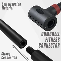Dumbbell Barbell Converter Bar, Adjustable Weight Capacitry Bar Convert to Dumbbell Set for Home Gym Strength Training - Image 4