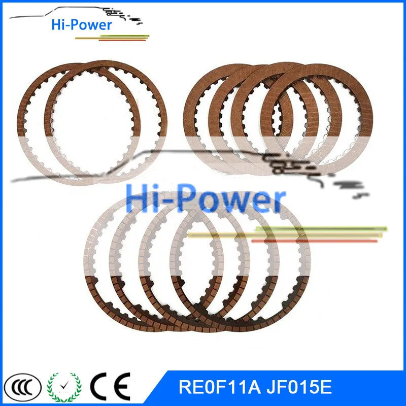 

Ремонтные пластины JF015E RE0F11A CVT JF015, комплект дисков коробки передач с автоматическим трением для Nissan Sentra, Аксессуары для автомобилей