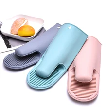 

Household Thicken Silicone Baking Oven Mitts Microwave Oven Glove Insulation Non Stick Anti-slip For Kitchen Gadgets Cooking BBQ