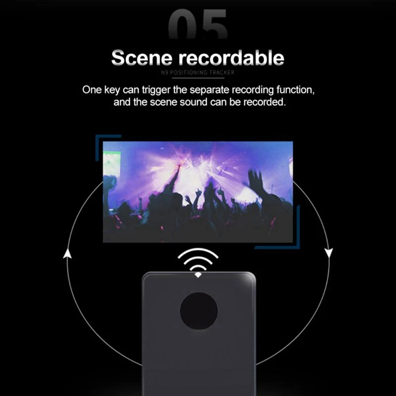 N75R-3X GSM Remote Voice Monitor Sensitive Tri-Band GPS Locator Audio Device Portable Mini Listening Bug Instant Audio Gadget