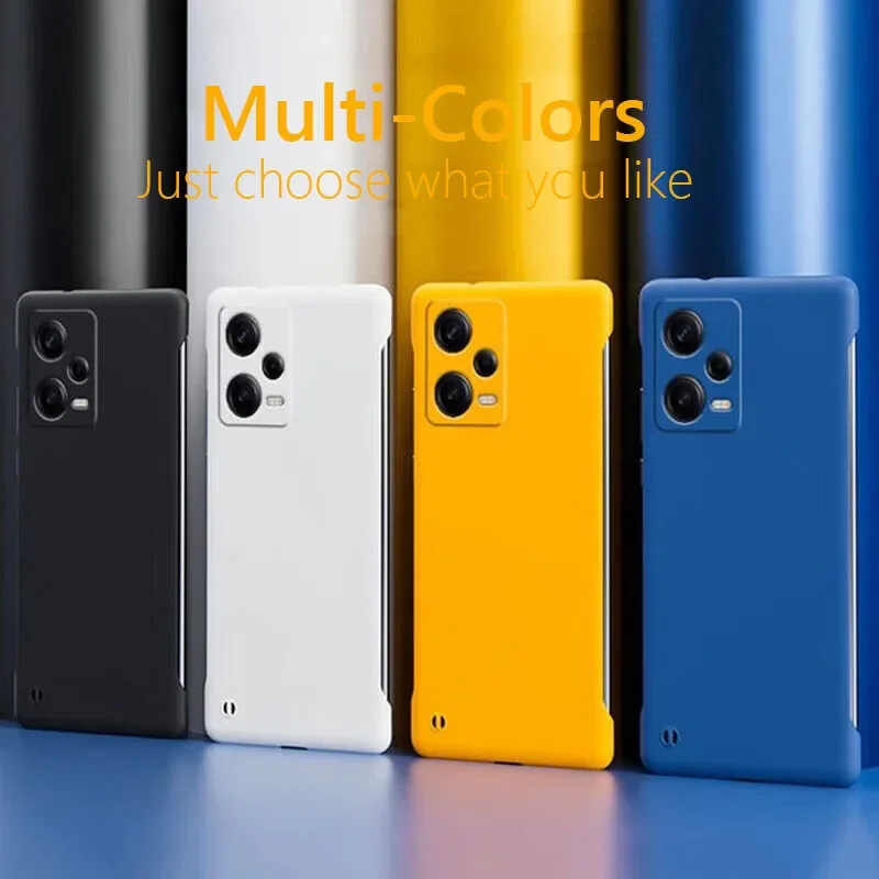 Frameless Slim Matte Hard PC Back Cover Case - ShockProof s Coque