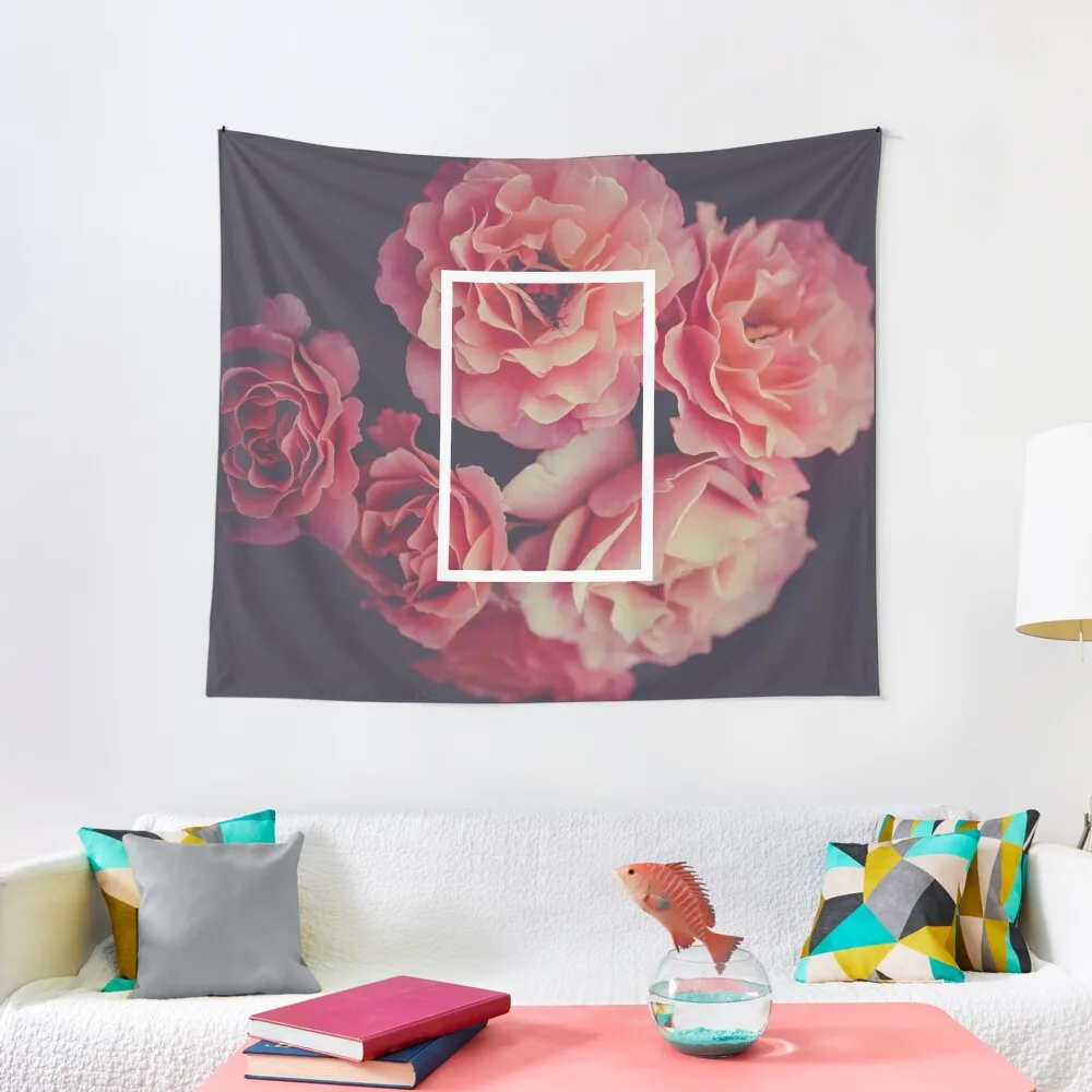 

The 1975 Floral Rectangle Tapestry Room Decorator Room Decoration Korean Style Tapestry