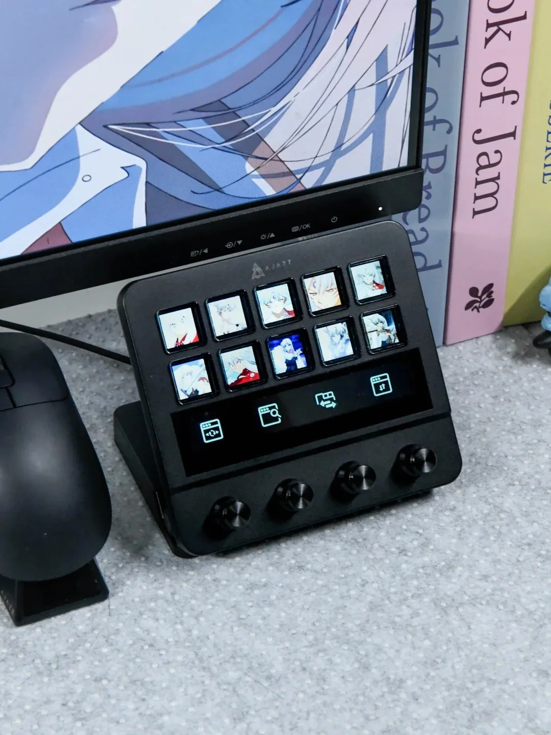 AJAZZ AKP03E/AKP05E/N1 Console Keyboard Desktop Assistant Panel