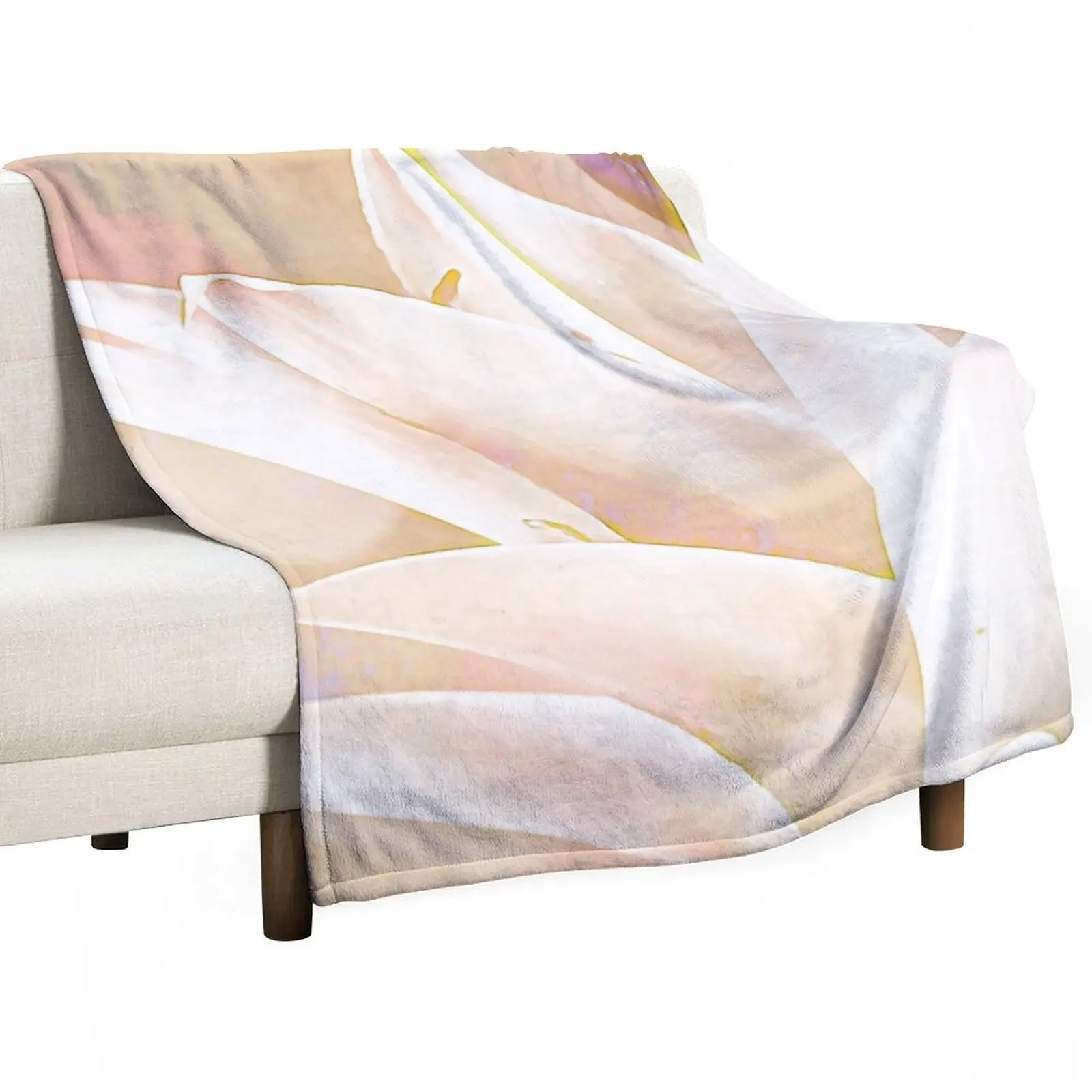 

Plant Art Soft Earth Tones Throw Blanket Winter bed blankets Flannel Blanket