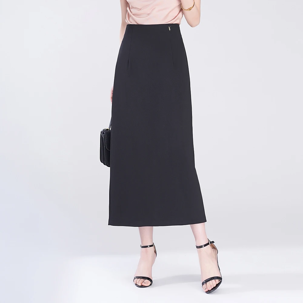 luxury Chinese style ladies pants horse skirt Straight skirt Business fashion trend Breathable suitable Women's pants 2024 new 2023 new women fashion wide elastic belt metal buckle cinch waistband ladies dress waist band cummerbands casual stretch belt