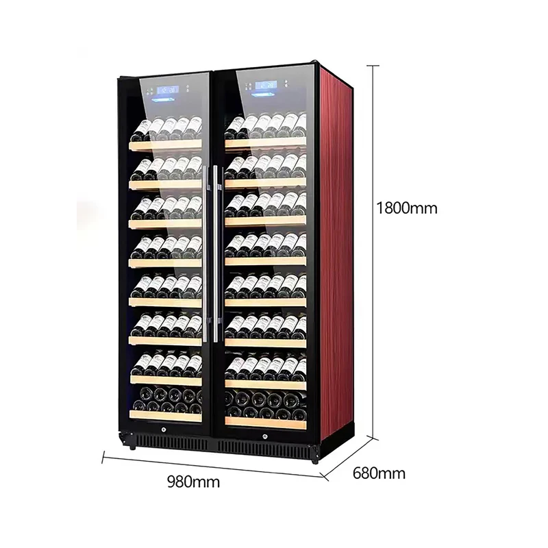Wine Cabinet 860L 320 Bottles Wine Cooler Refrigerator Fridge - Image 2