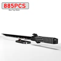 Mould King The Darksaber Building Block With LED Light Assembly Lightsable Brick Toys Set For Kids Christmas Gift Boys 10138 2