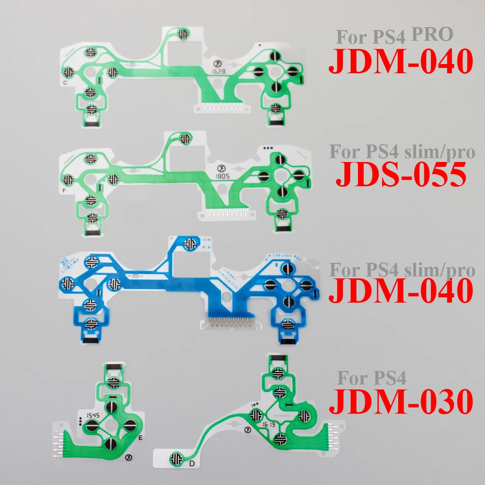 10pcs JDM-030 JDM-040 JDM-055 PS4 Controller Conductive Film Flex Cable Circuit Board for PS5 Joystick Repair Part — view 2