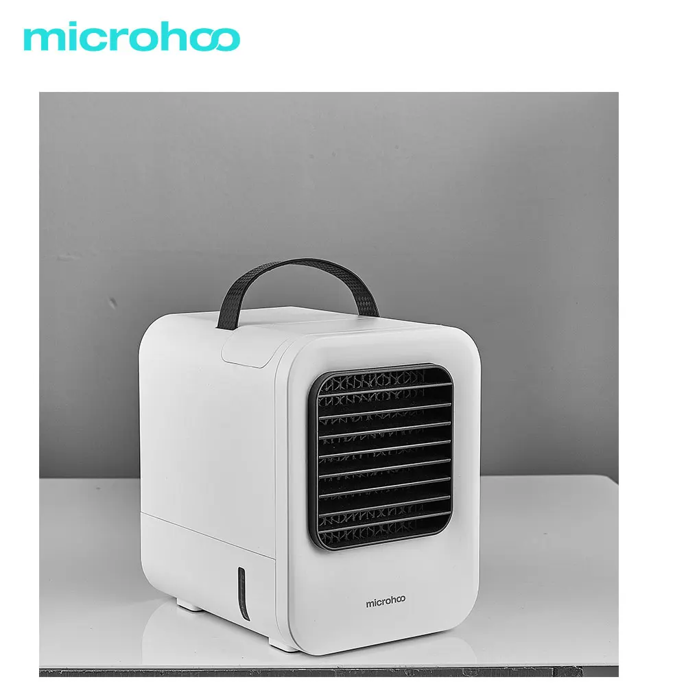 Microhoo Wireless portable humidifying air conditioner fan Portable Usb Fan summer fans