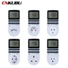EU Electronic Digital Timer Switch US FR BR Plug Kitchen Timer Socket Outlet 230V 110V 7 Day 12/24 Hour Programmable Timing 3