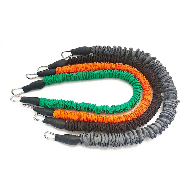 30 42 65 80cm Thicken Latex Gym Rubber Pull Rope Resistance Band Fitness Training Trainer Taekwondo Kick Customizable 4