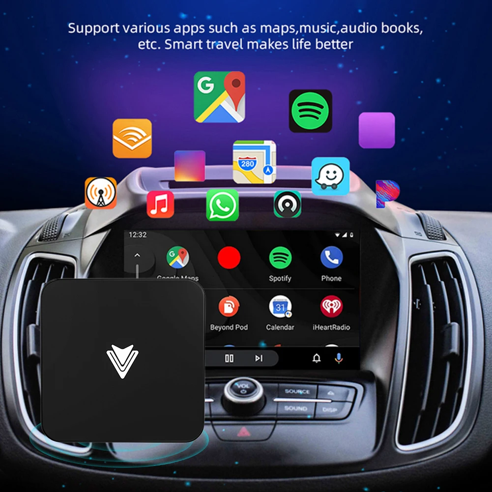 CarAibox ̴ ī÷, - ȵ̵ ڵ ,  5.0, 5G  TYPE-C, USB , ȵ̵ ڵ