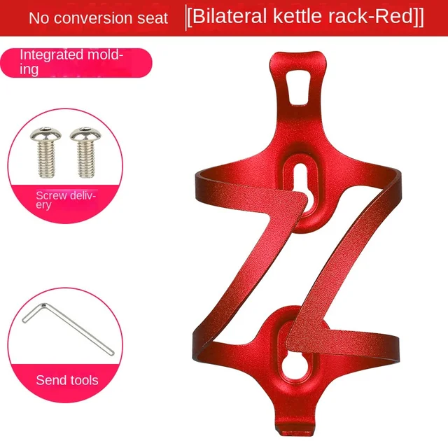 Colorful Bicycle Water Bottle Holder Cage Lightweight Aluminum Alloy Road Bike Water Bottle Cage Cycling Bottle Holder 5