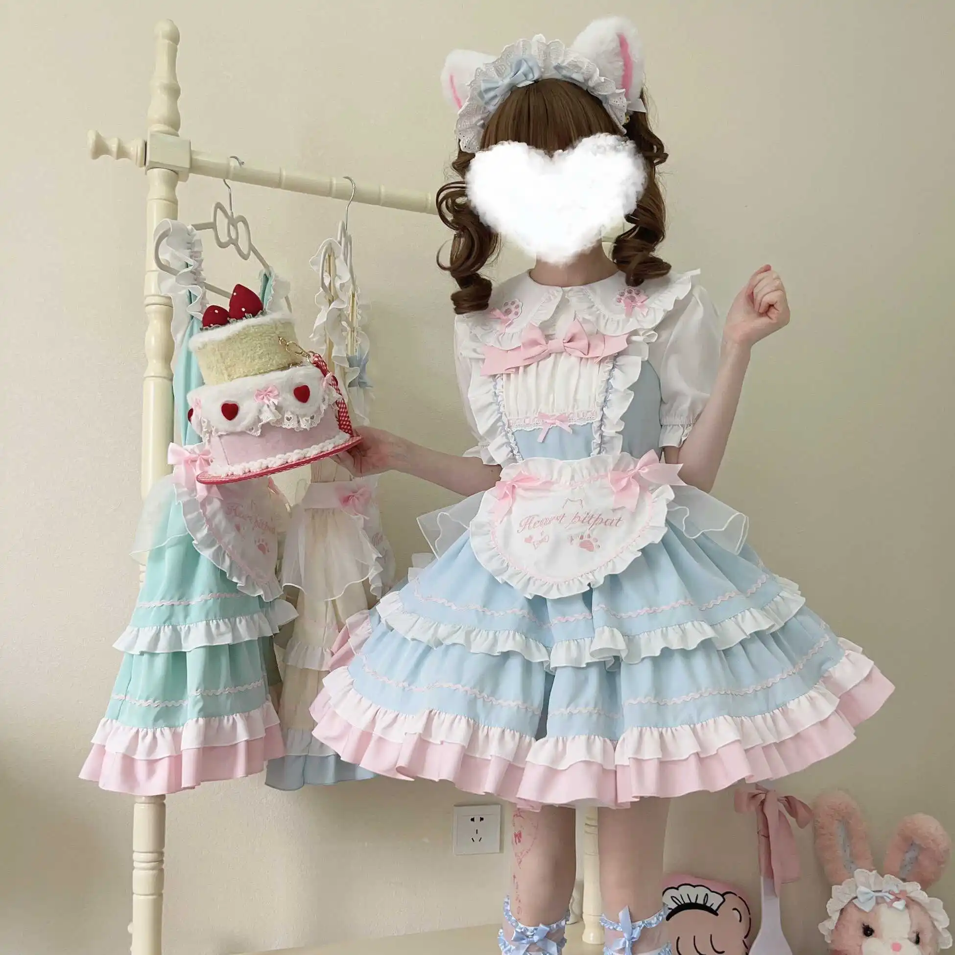 strapless open back dress Dream Bubble Decora Unicorn Print Top