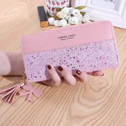 Chic Women's Large Capacity Multi - Card Coin Purse - Fresh Sweet Style Fashion Accessory (Light pink)