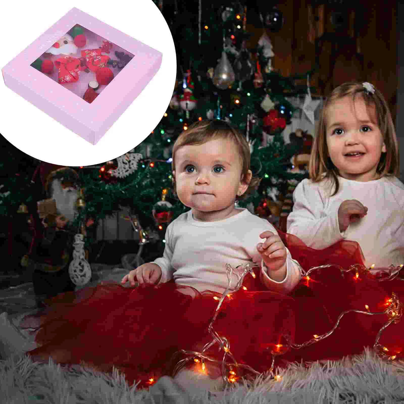 

Sock Christmas Hair Accessories Set Child Girls' Kid Gift Cloth (polyester) Pin