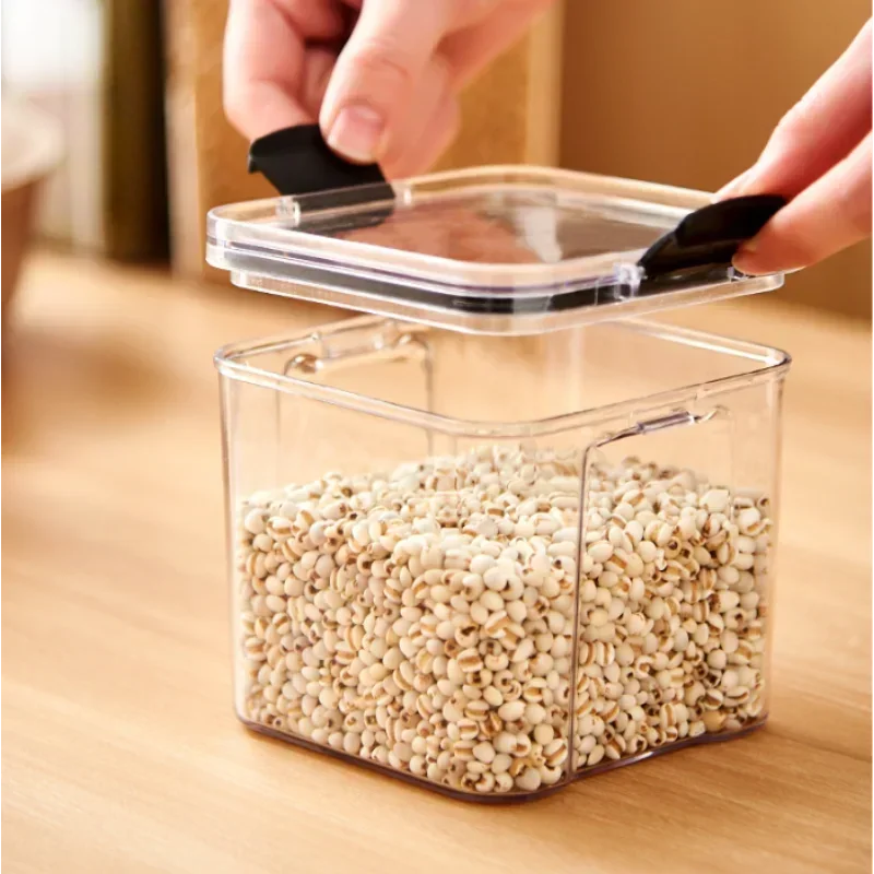 Food Storage Kitchen Container Plastic Box Jars for Bulk Cereals Kitchen  Organizers for Pantry Organizer Jars With Lid Home - AliExpress