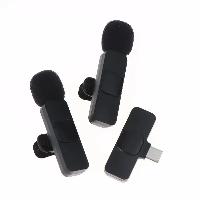 1PCS K9 무선 라 발리에 마이크 미니 오디오 비디오 녹화 마이크 전화 안드로이드 노트북 라이브 게임 휴대 전화 마이크