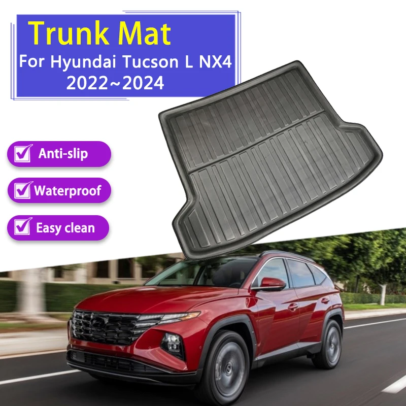 Car Trunk Mats for Hyundai Tucson L NX4 LWB 2022 2023 2024 Accessories