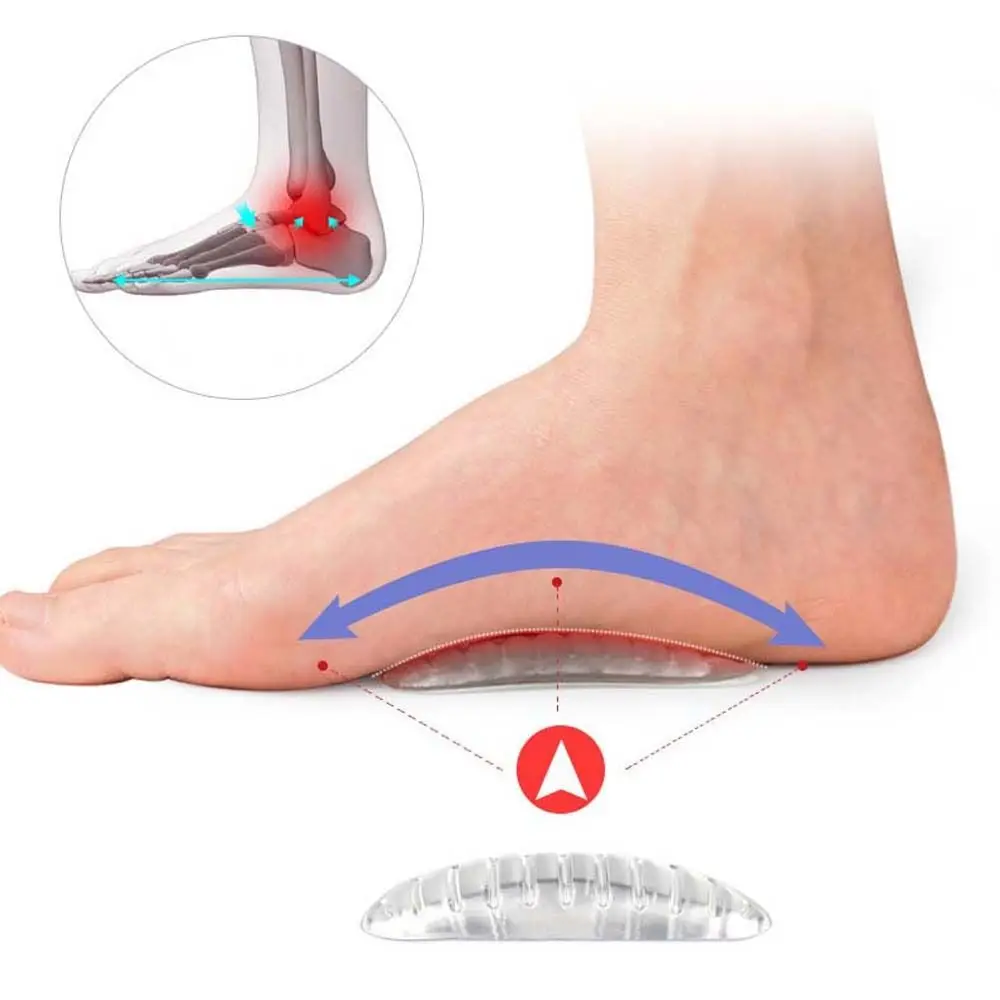 Pads High Heel Shoes Comfort Padding Foot Shock-absorber Flat Foot Corrector Arch Orthotic Foot Arch Pads Arch Support Insoles