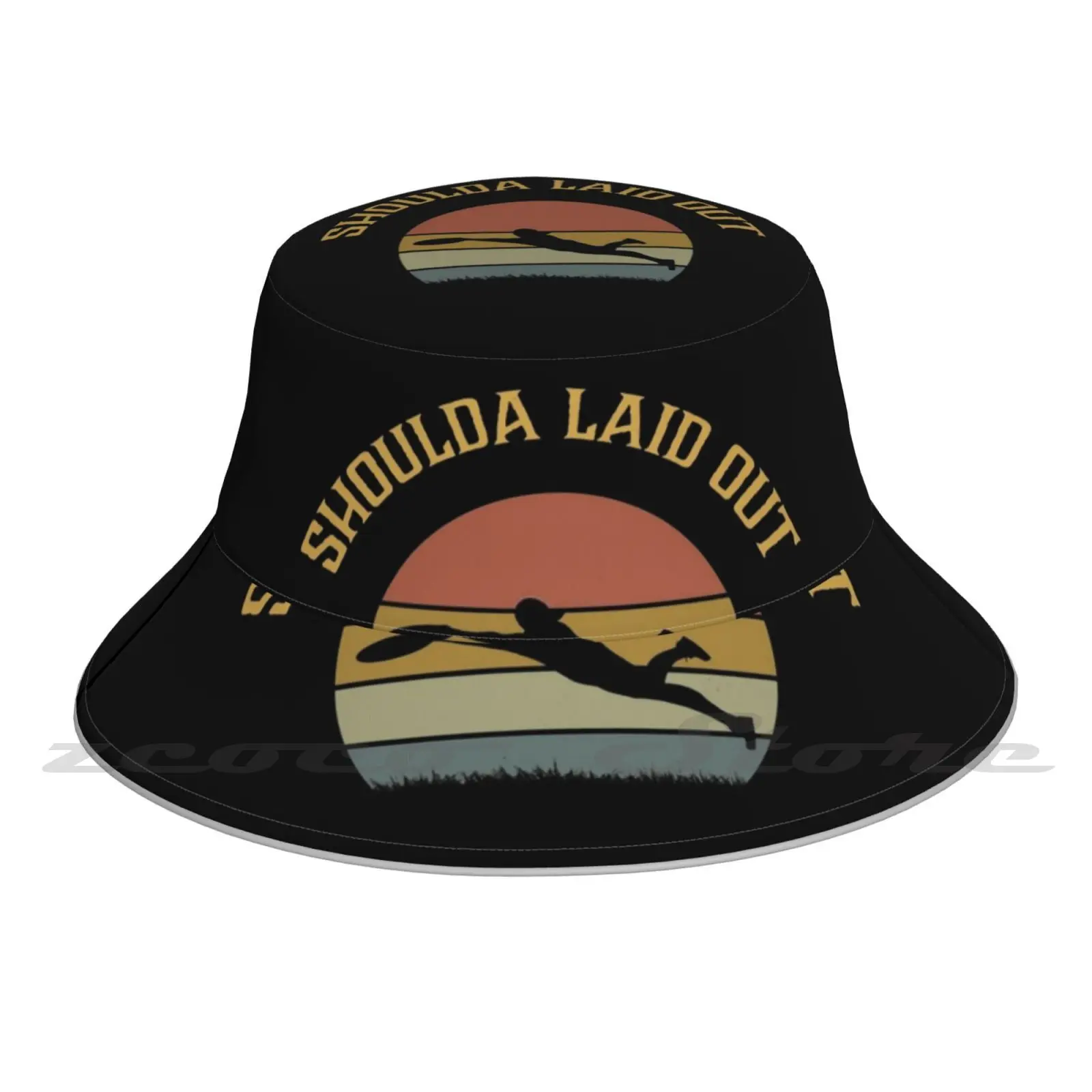 

Ultimate Funny Saying Vintage Flying Disc Toss Gift Bucket Hat Fashion Soft Personalized Pattern Gift Cap Ultimate Toss Funny