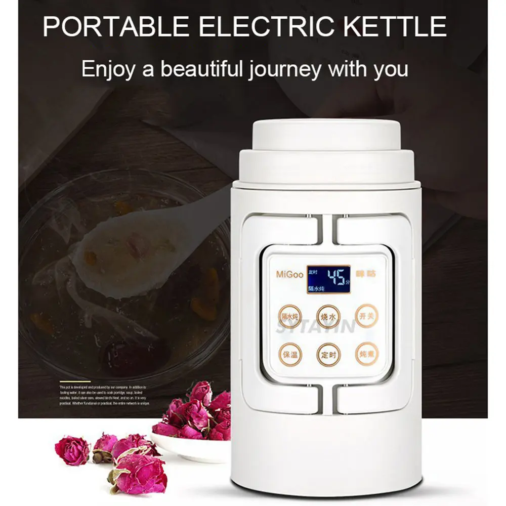 

700ml Portable Electric Hot Water Cup Folding Health Pot Fast Boiling Kettle Outdoor Travel Electric Heat Preservation Kettles