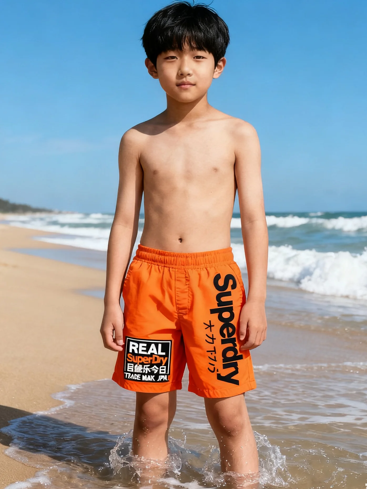 브라질 스타일 수영복 탄력 있는 허리밴드 오버사이즈 빠른 건조 비치 반바지 농구 배구용 루즈핏