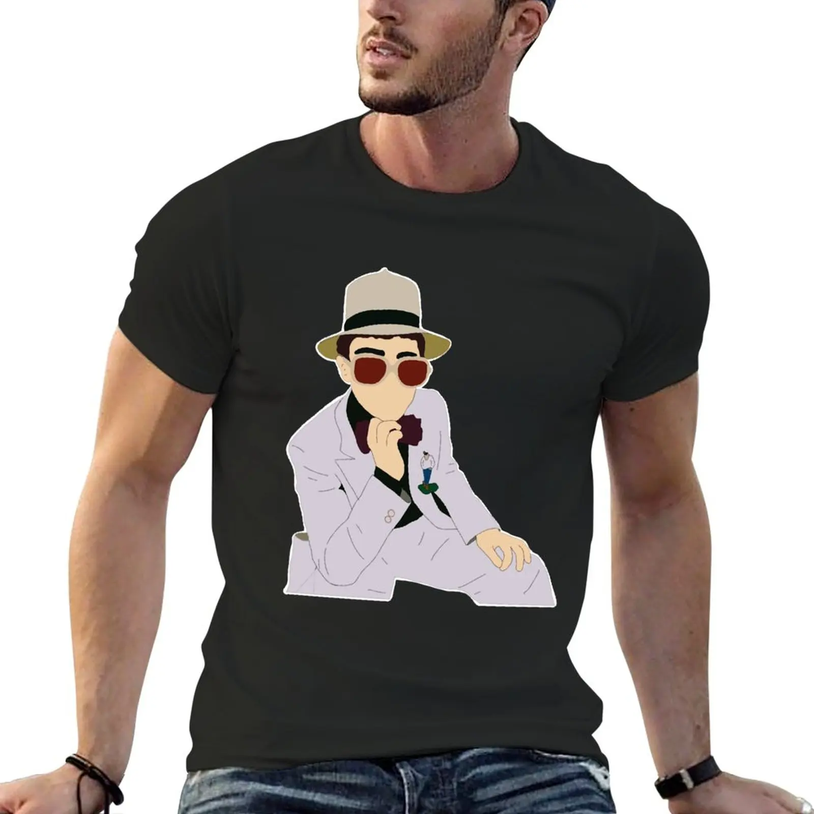 Fans Art Elton Music John Greatest Hits Music T-Shirt Graphic T Shirt Camicia Ad Asciugatura Rapida Felpe Uomo Workout Shirt