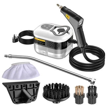 Pulitore a vapore portatile 110V/220V Multifunzionale portatile ad alta temperatura Pulizia a vapore per condizionatore d'aria Cappa da cucina Auto 1