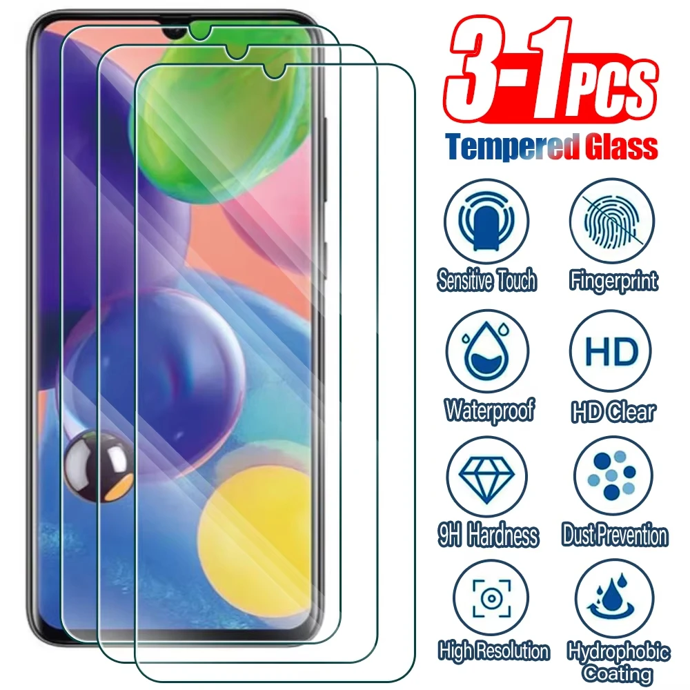 3-1Pcs Tempered Glass Screen Protector For Samsung S26 Ultra S25 S24 FE A07 A06 A57 A56 5G A37 A36 A26 A17 A16 A55 A54 A35 A33 1