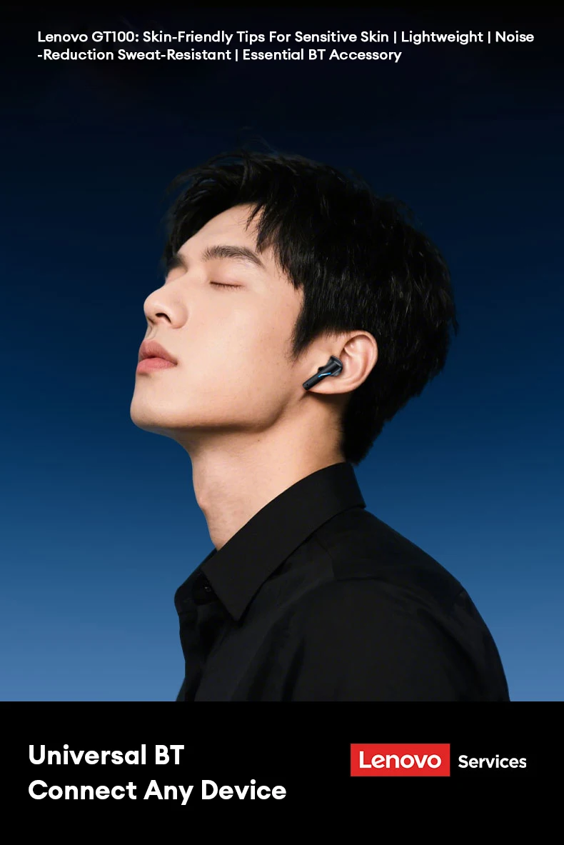 Lenovo GT100 écouteurs gamer Bluetooth traducteur temps réel