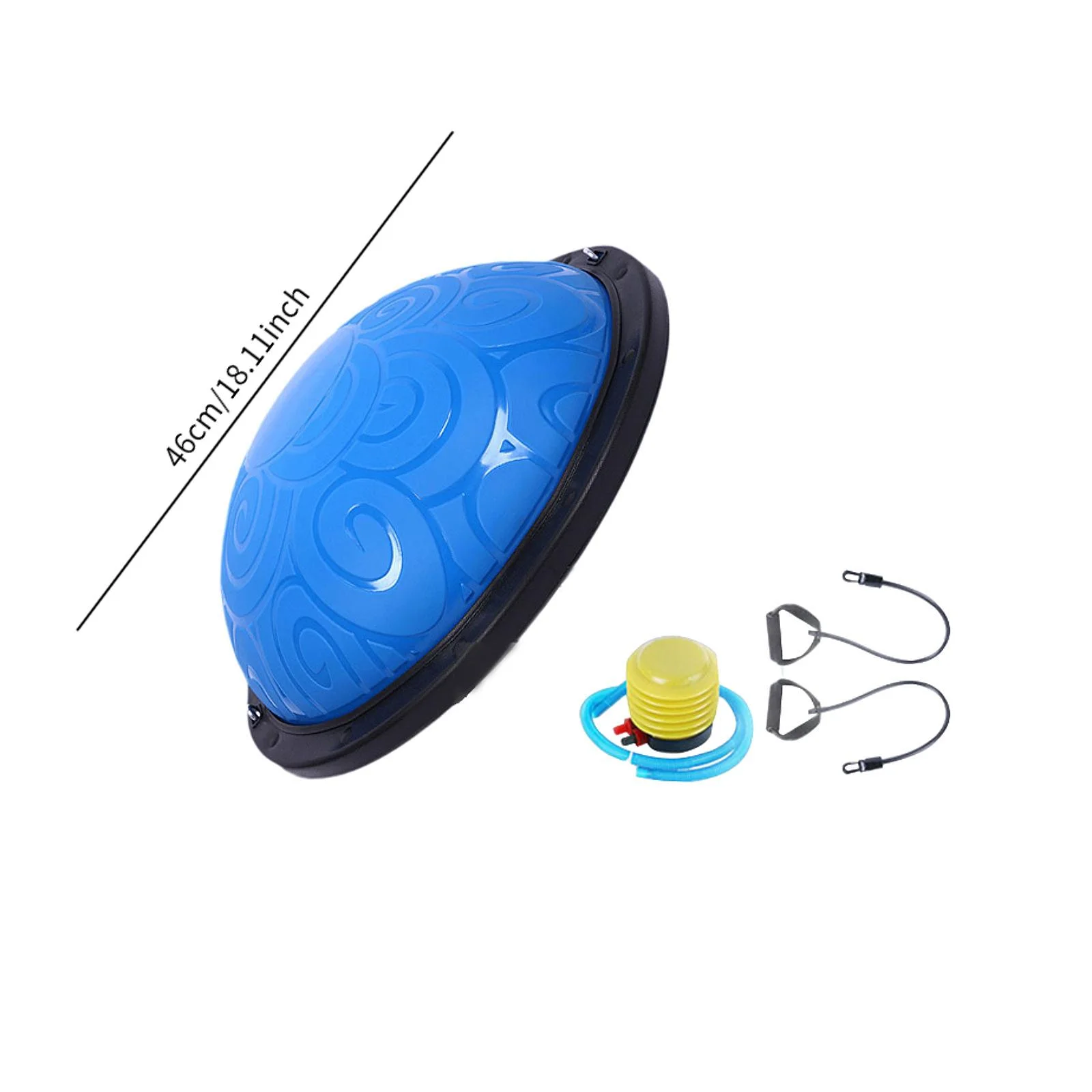 Balance Ball with Foot Pump Sport Balance Trainer for Home Fitness Gym